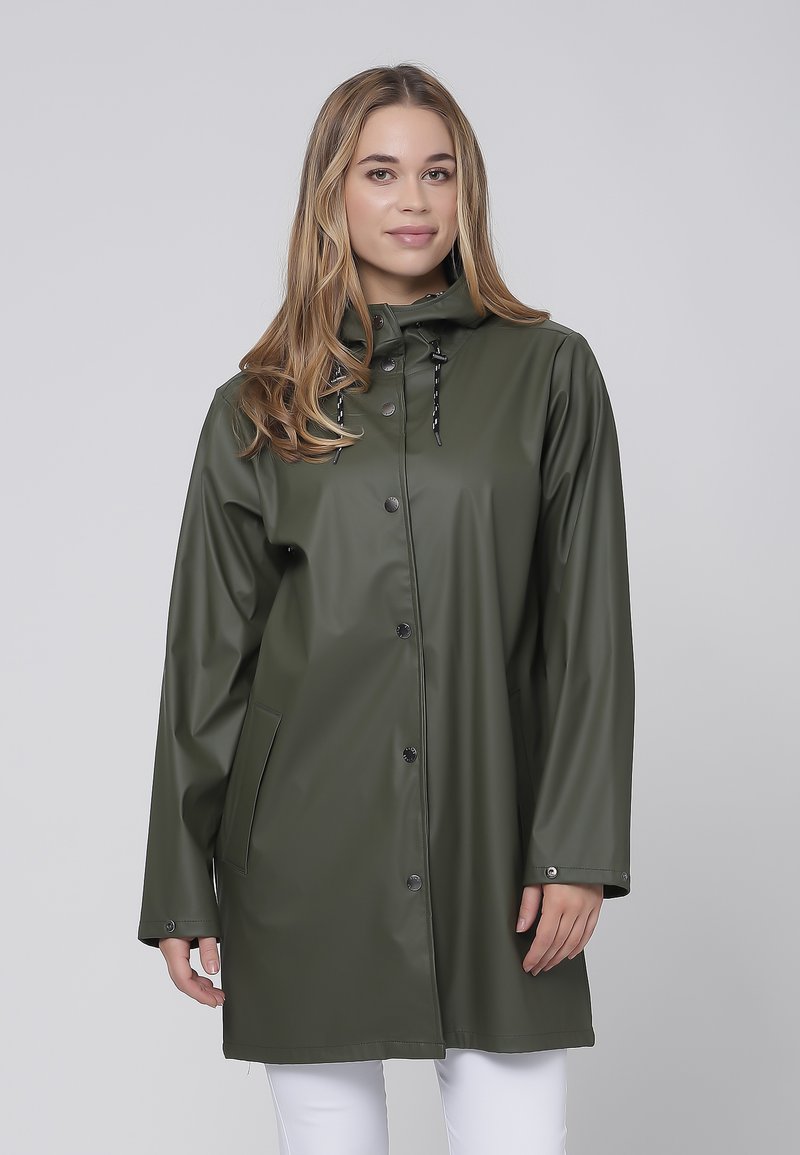 Cero & Etage Regnjakke / vandafvisende jakker soft army/grøn Zalando.dk