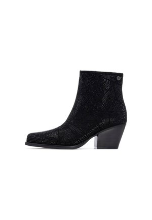 RHINESTONES - Botines - black