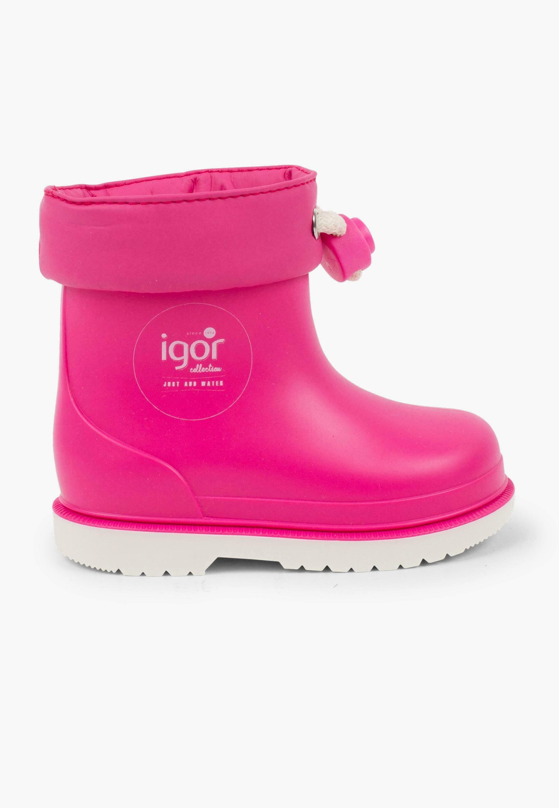 Pisamonas Botas de agua - fucsia/fucsia jaspeado - Zalando.es
