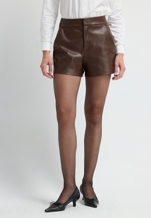 HIGH WAIST  - Shorts - brown