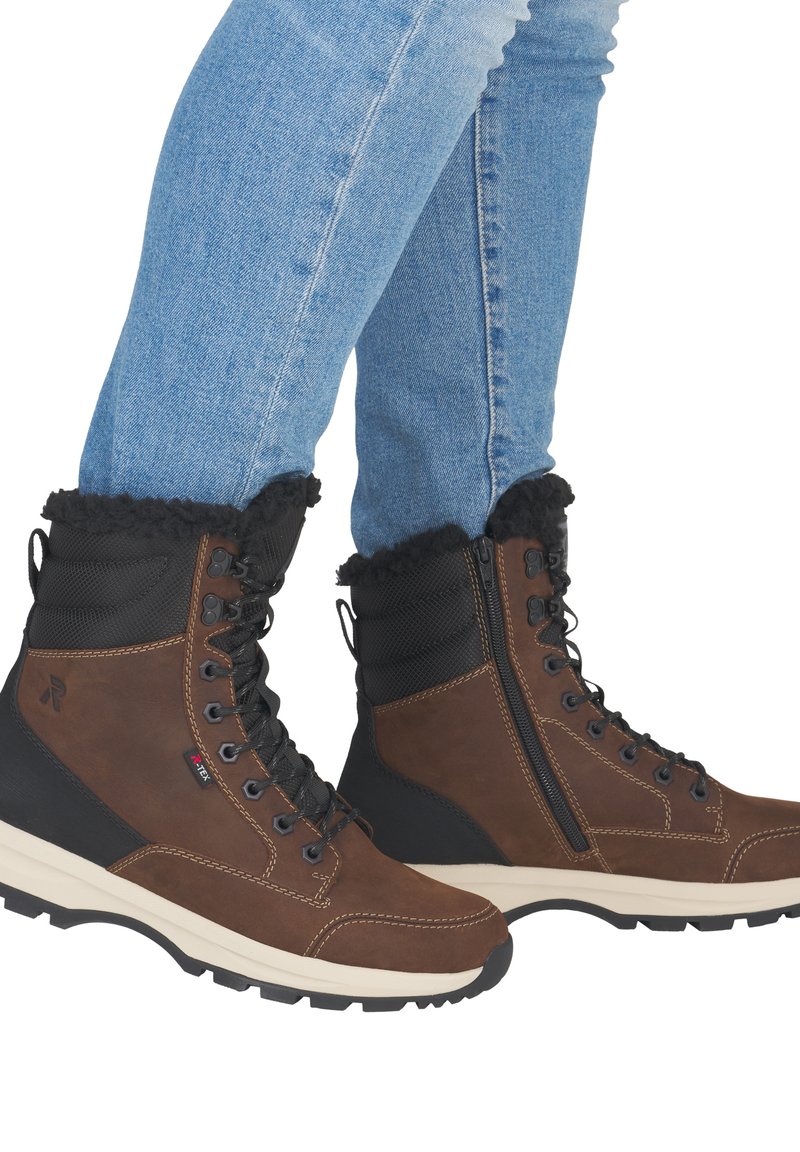 Rieker Botines con cordones - braun