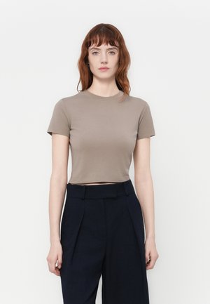 BASIC LOGO TEE - Tricou basic - silk taupe