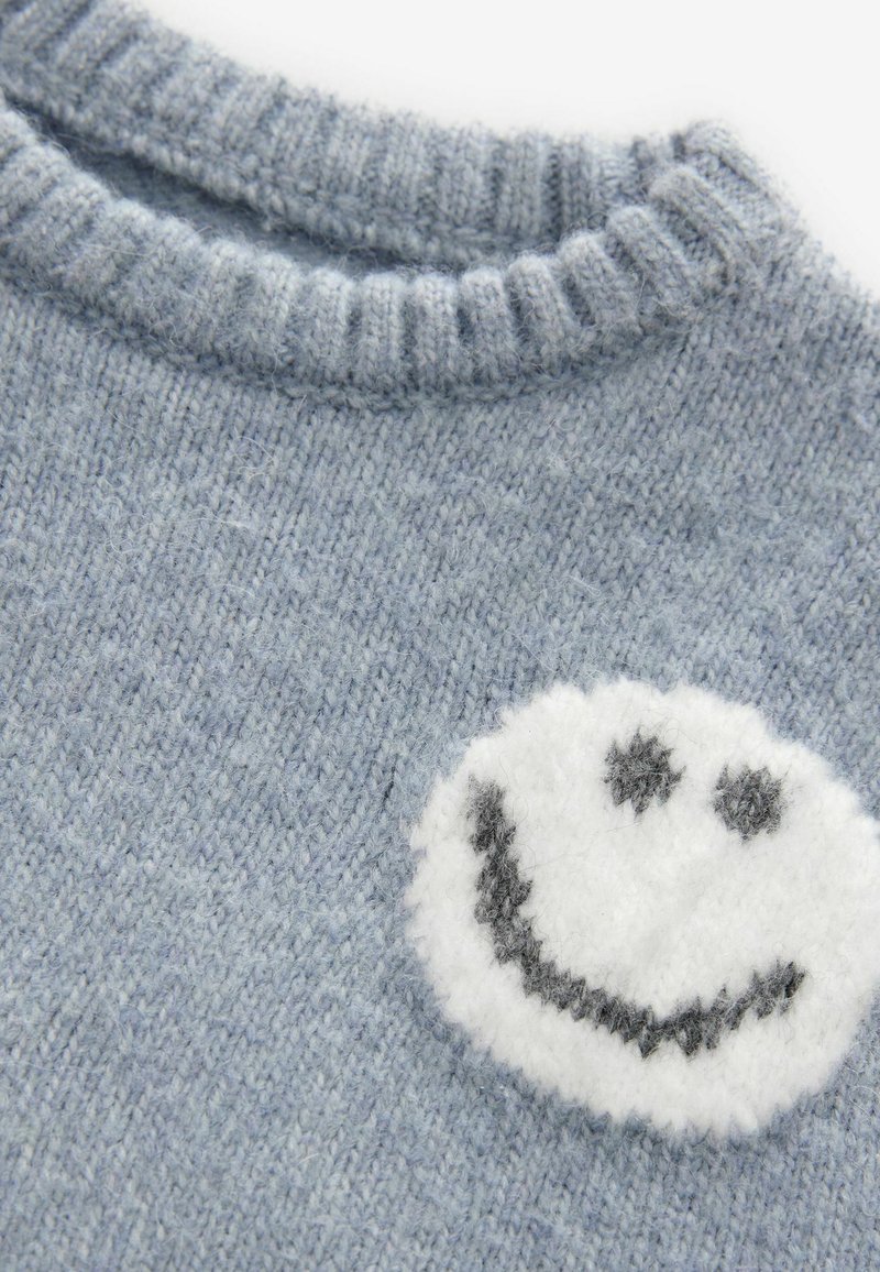 Hoodie Oui Damen Pullover Mit Smiley BRAX Strickpullover Grey/grau