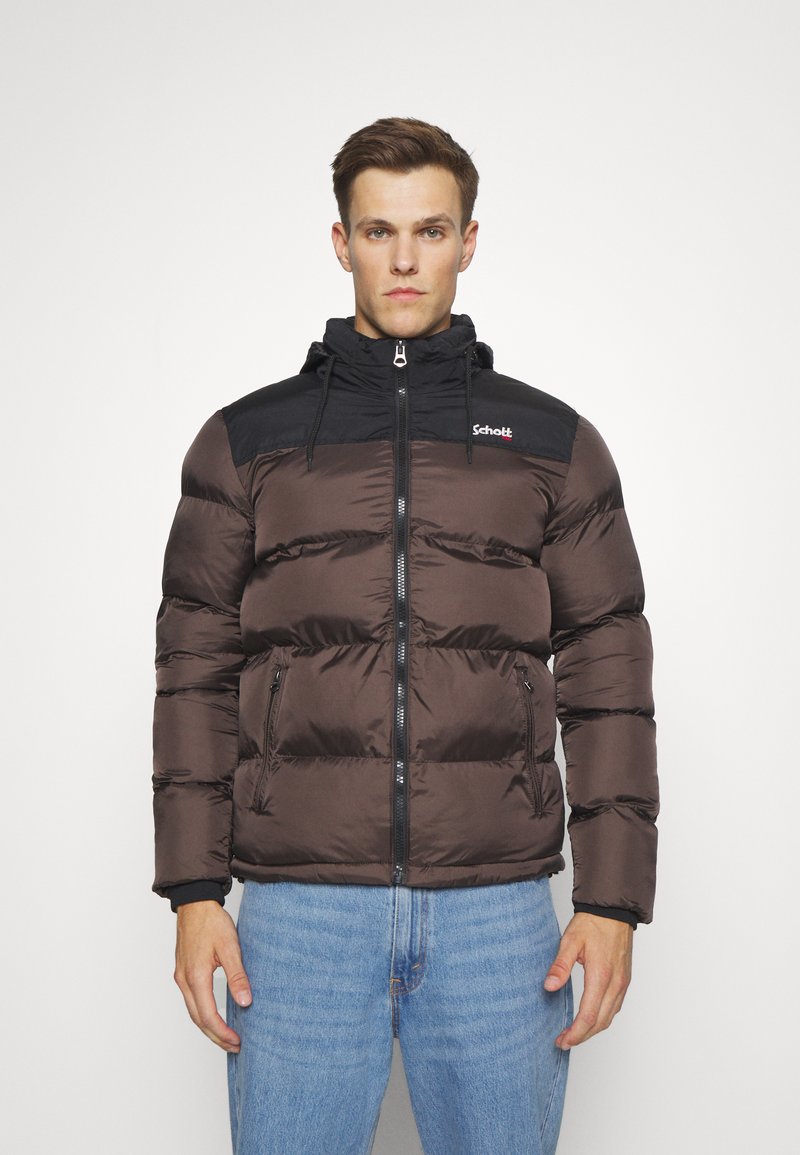 Schott UTAH Winter jacket dark brown/brown Zalando.co.uk