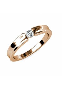 Unausgewählt, couleur or rose / cristal