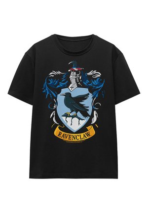 Cotton Soul, HARRY POTTER RAVENCLAW CREST - Print T-shirt - black