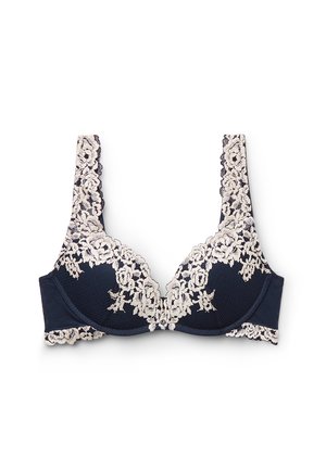Intimissimi GIOIA PRETTY FLOWERS SUPER - Push-up bra - blau/intense blue/vanilla