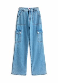 CLAIRE HIGH RISE WIDE - Jeans baggy - denim mid light blue