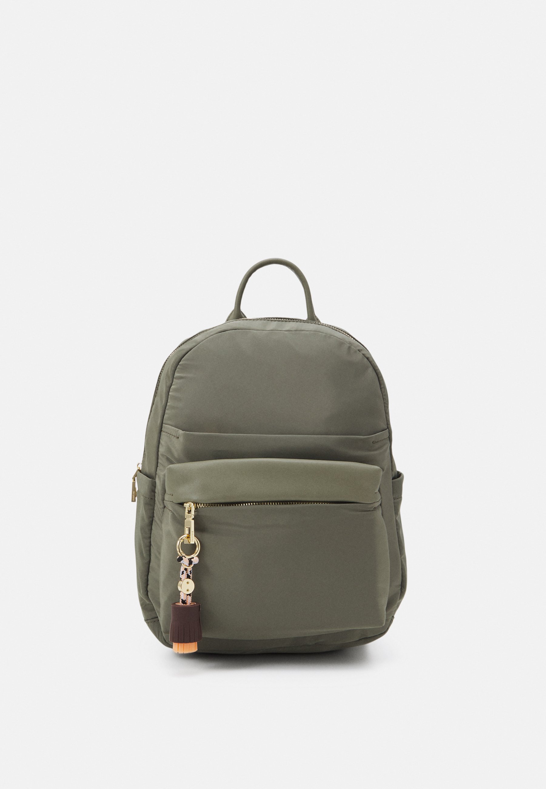 khaki rucksack