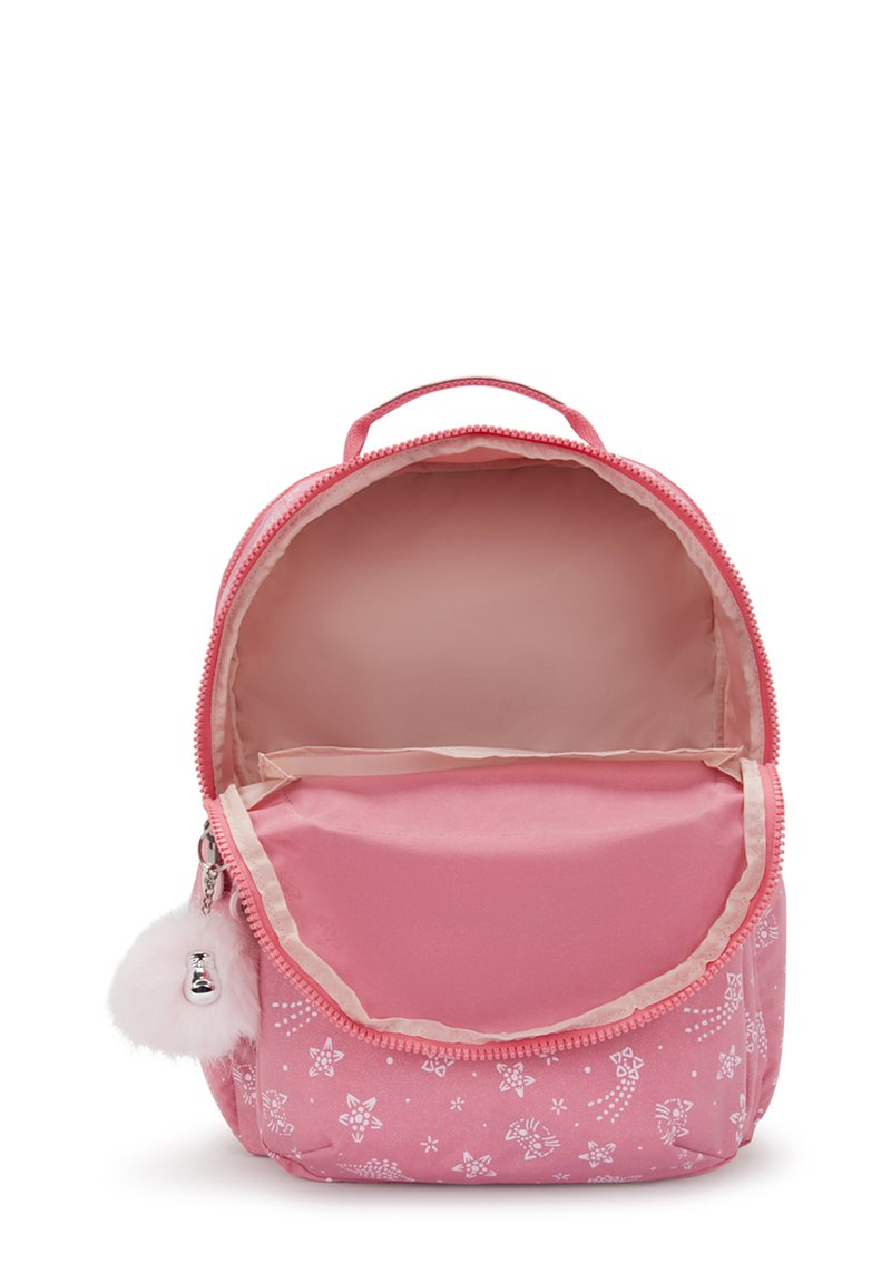 Kipling SEOUL LAP UNISEX - Rucksack - glitter cats/pink  display picture 1