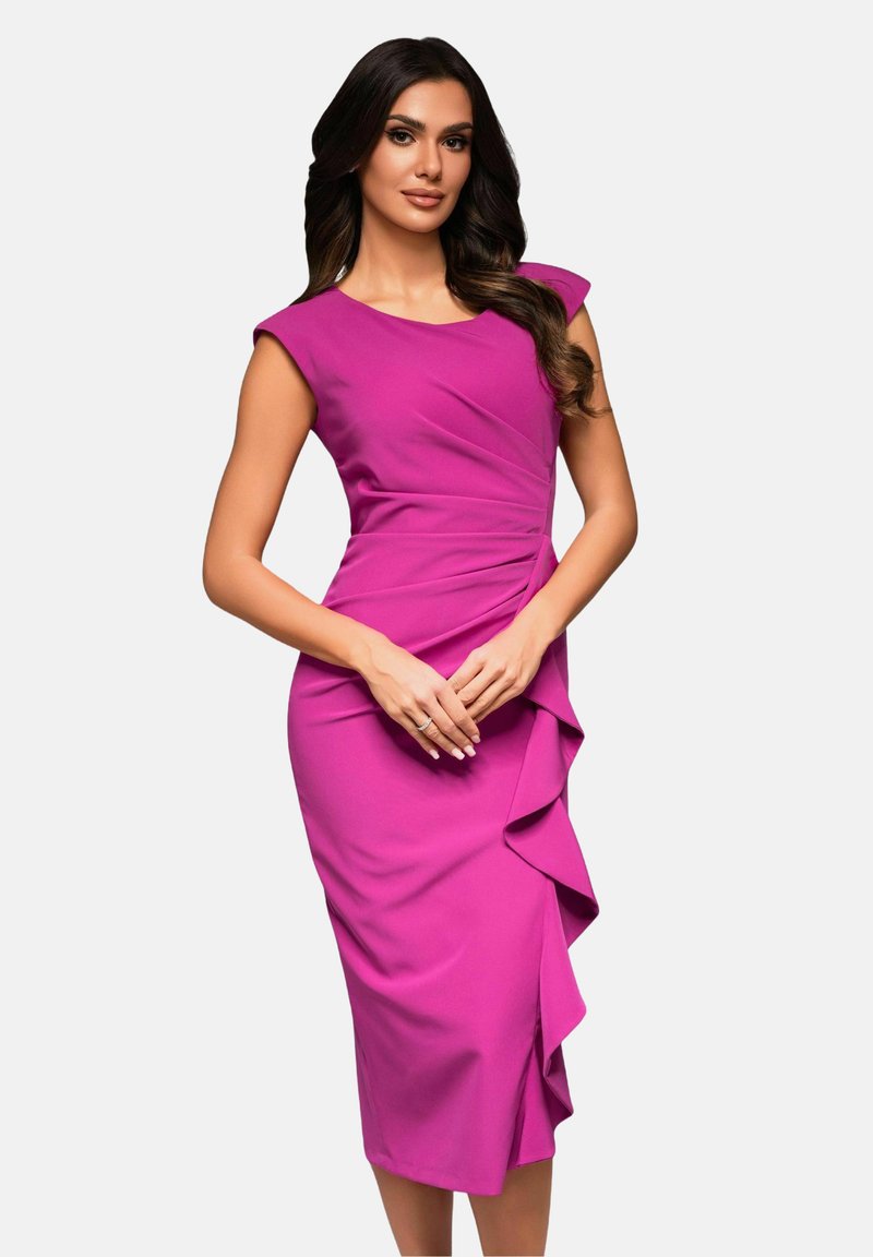Ombre Kotelomekko - fuchsia