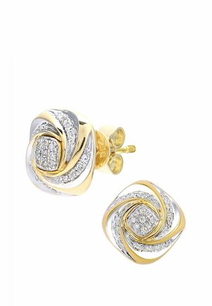 STUD IN TWIST DESIGN - Øreringe - yellow gold-coloured