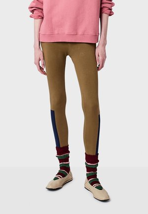 BLOCK - Leggings - Trousers - khaki