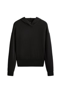 WITH SOFT-TOUCH - Mikina s kapucňou - black