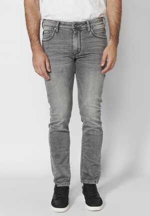 Jeans Slim Fit - denim gris grey denim