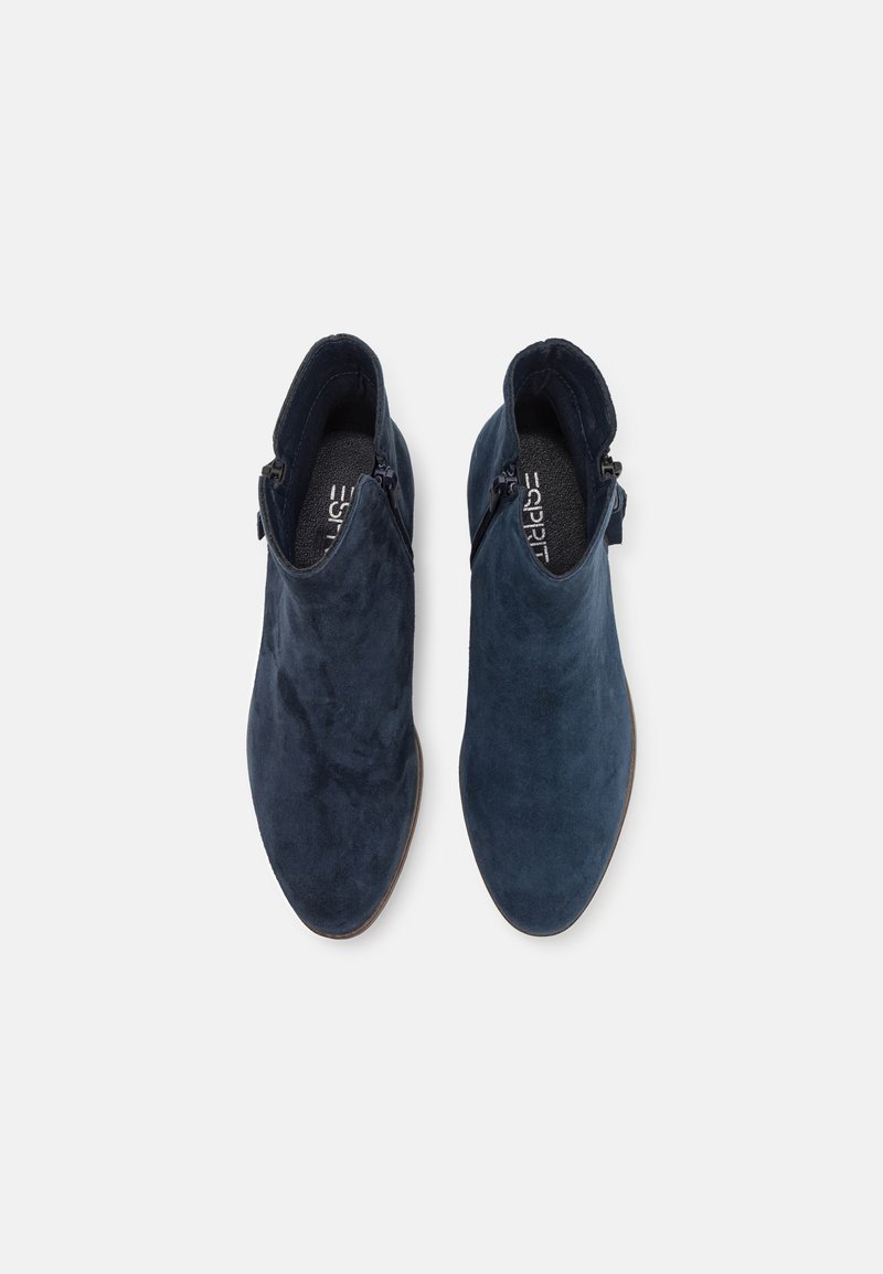 Esprit Women's Tally Ankle Boot - Buckle Detail Bootie With Inside Zip & Soft Almond Toe