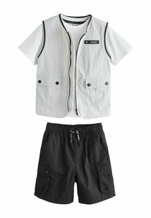 REGULAR FIT 3 PIECE SET  - Mellény - grey black