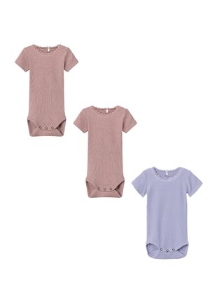 3-ER STÜCK SET NBFKAB - Body - jeans braun