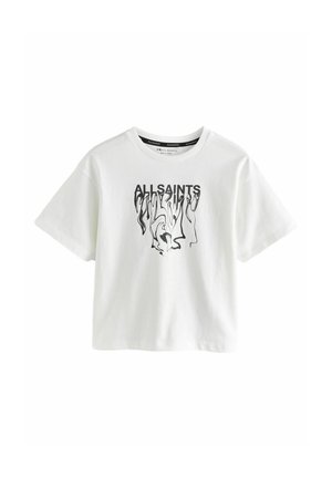 Nyomott mintás póló - white