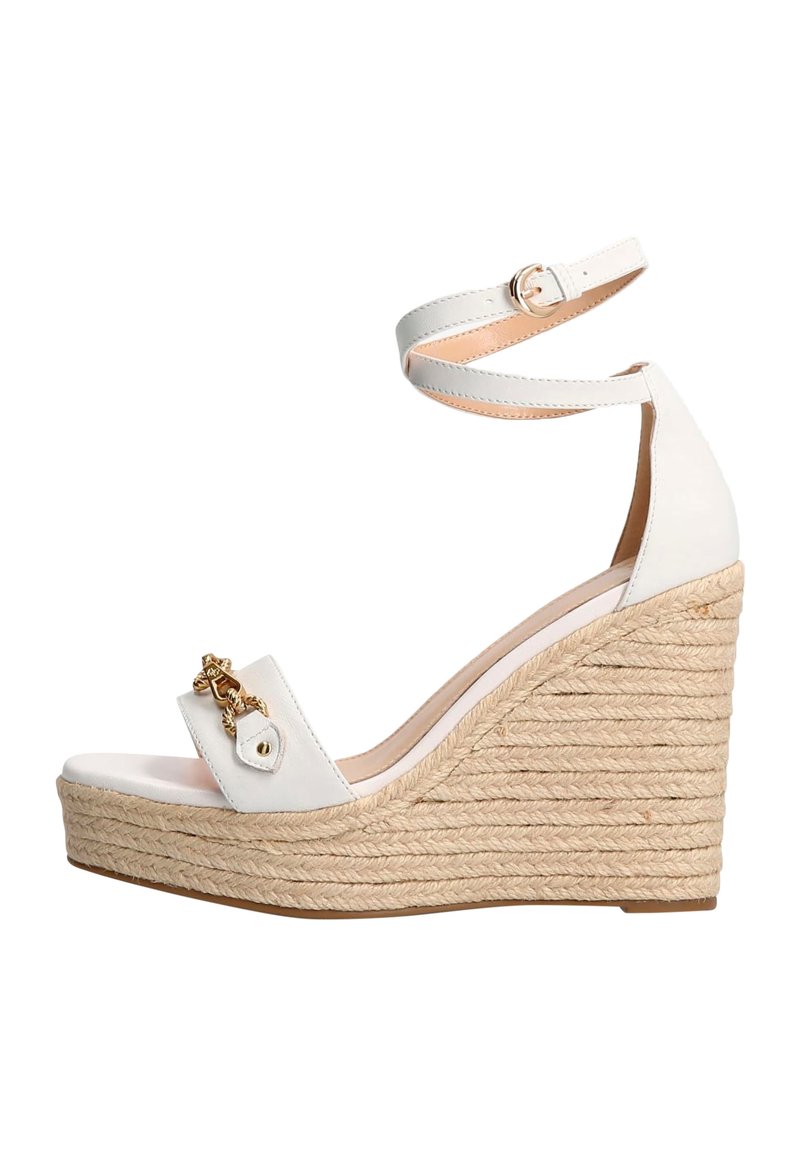 Sandali Con Zeppa Guess Avin Donna - Design In Denim, Chiusura A Strappo, Stile Casual