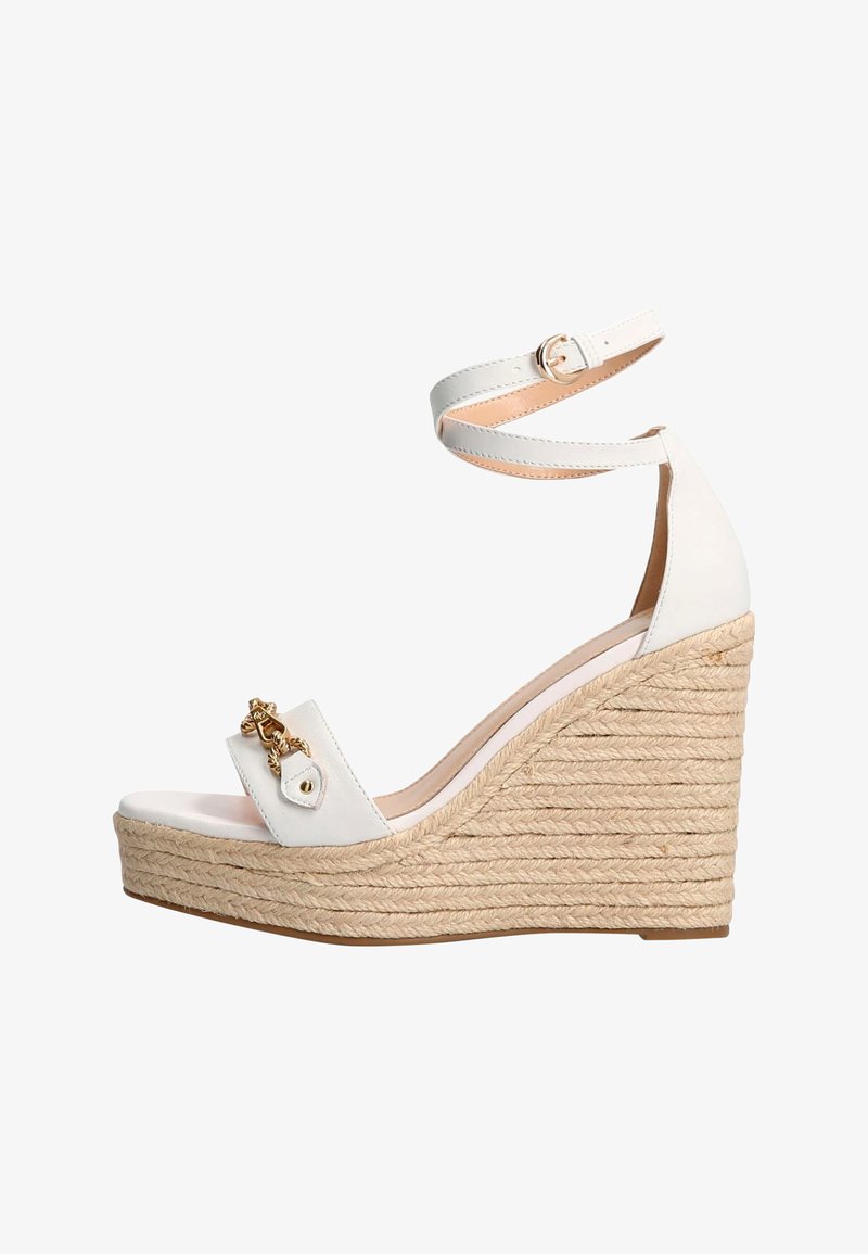 Guess Yenise damessandaal met sleehak, Goud 710, 40 EU Guess Yenise damessandaal met sleehak, Goud 710, 40 EU