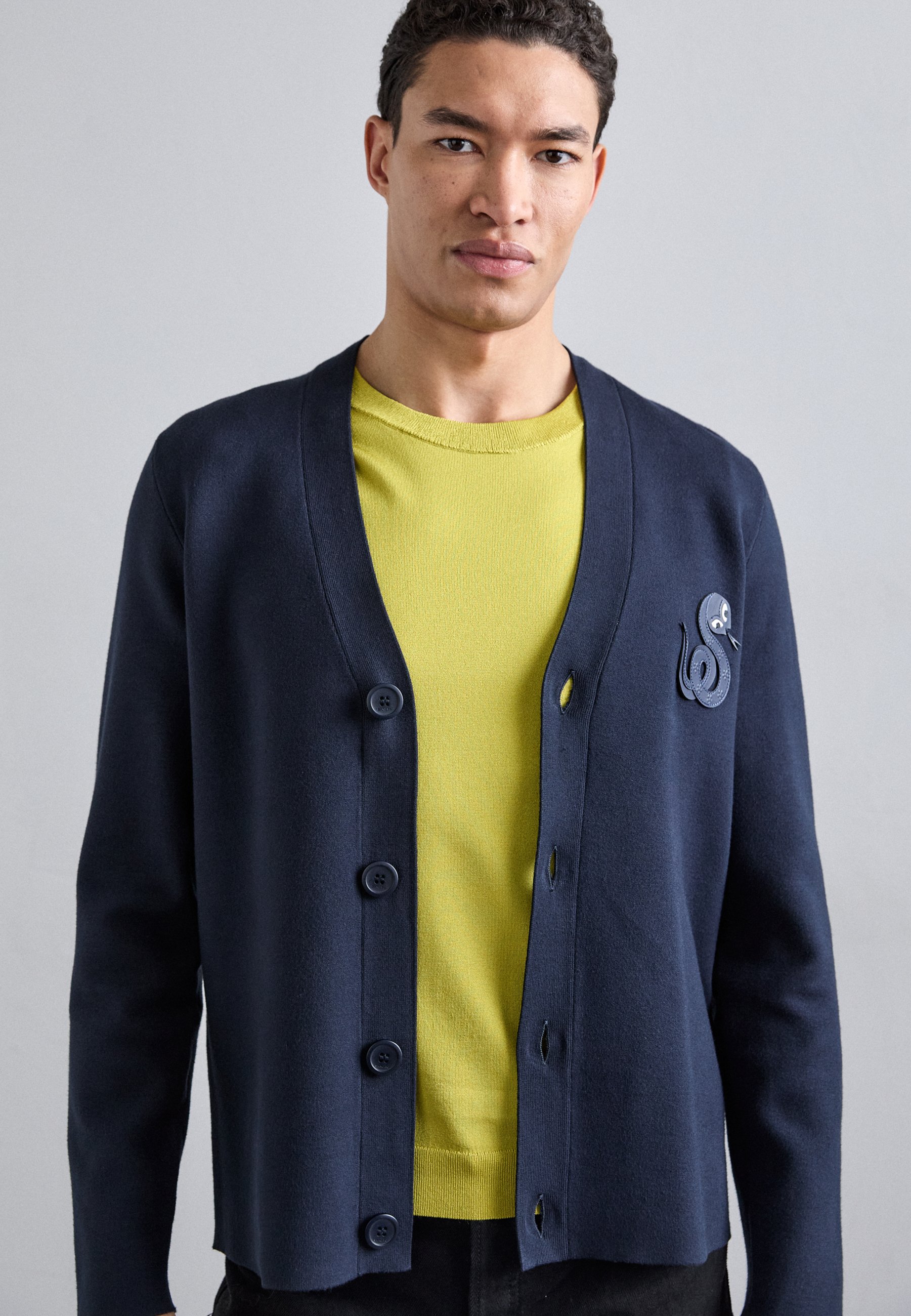 sandro CARDIGAN - Cardigan - midnight blue/blue - Zalando