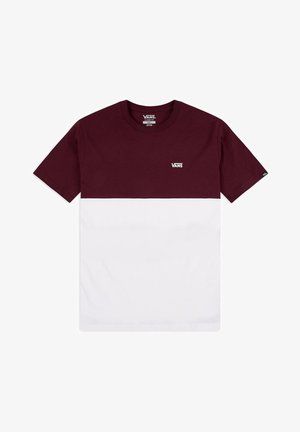 MN COLORBLOCK TEE - T-shirt con stampa - white/port royale