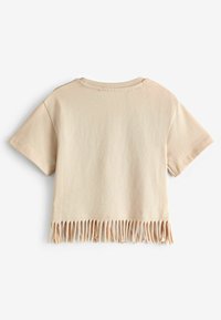 Next GRAPHIC FRINGE - REGULAR FIT - T-shirts print - ecru
