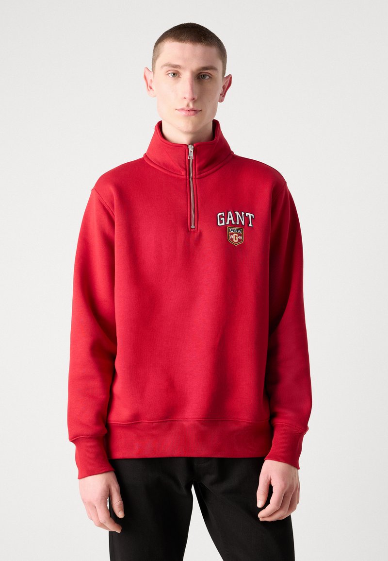GANT Sweatshirt - cherry red/light pink - Zalando.co.uk