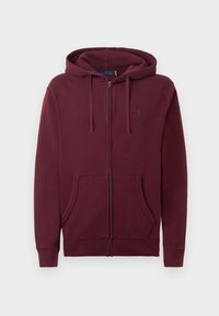 LONG SLEEVE SWEATSHIRT - Jaka ar rāvējslēdzēju - rich ruby