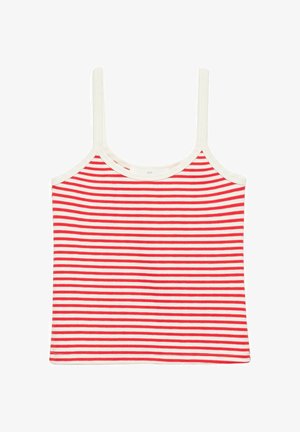 PULL&BEAR, STRIPED STRAPPY - TOP - Top - red