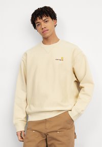 Carhartt WIP - AMERICAN SCRIPT - Gornji dio trenirke - rattan Minijatura 1