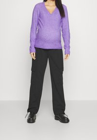Vero Moda Maternity Stickad tröja - purple