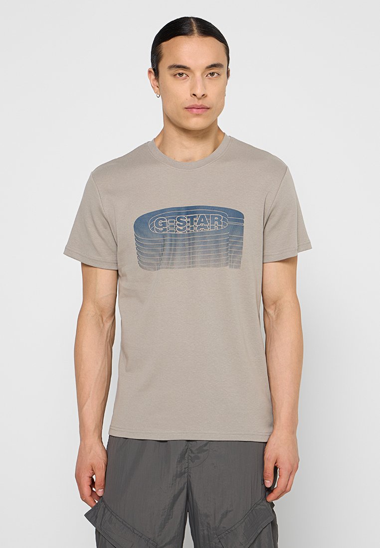 G-Star T-shirt print grijs