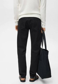 Mango BOB REGULAR-FIT Vaqueros tapered black denim/denim negro