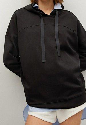 Jersey con capucha - black