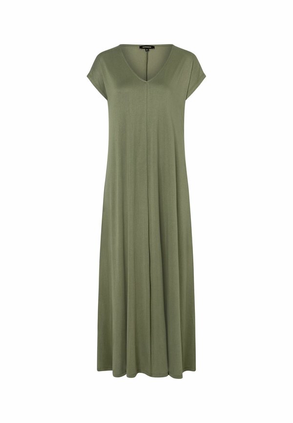 Maxikleid - oliv