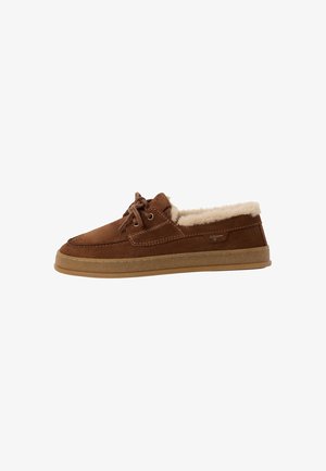 Tamaris, 1-23616-47 304 - Sportlicher Schnürer - cognac