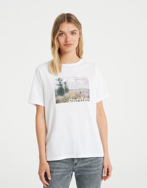OPUS SADENA - T-Shirt print - white