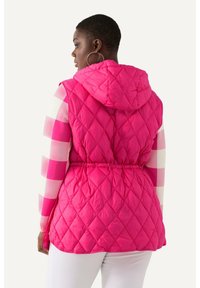 Ulla Popken QUILTED  - Väst - pink
