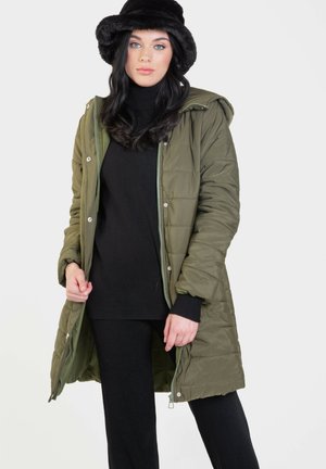 LINE PADDED  - Winter coat - khaki