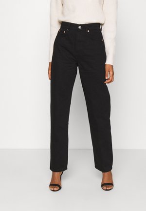 Vaqueros rectos - black denim