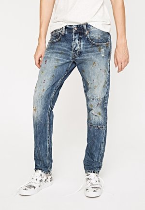 Straight leg jeans - blue denim