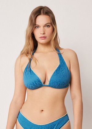Calzedonia, SEA CORALS TRIANGLE - Bikinitop - blue