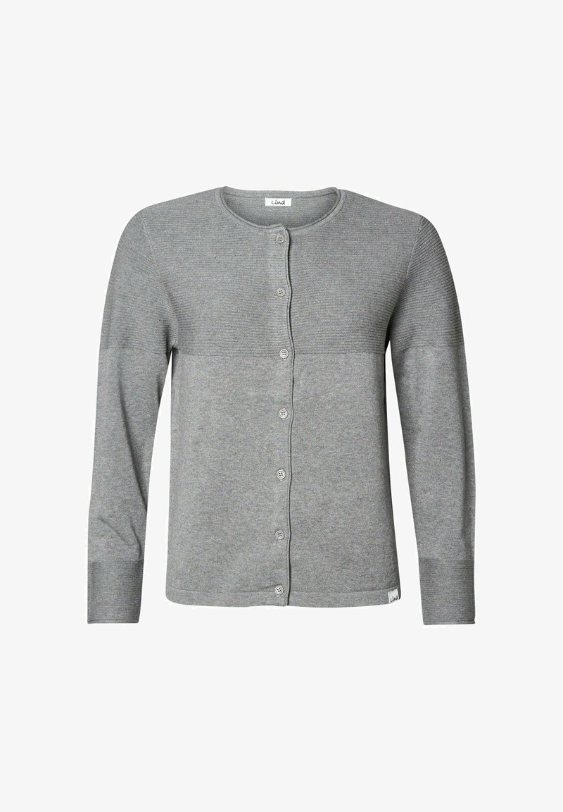 Lind PEARL - Kardigán - grey melange
