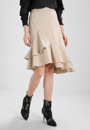 Gonna a campana - beige
