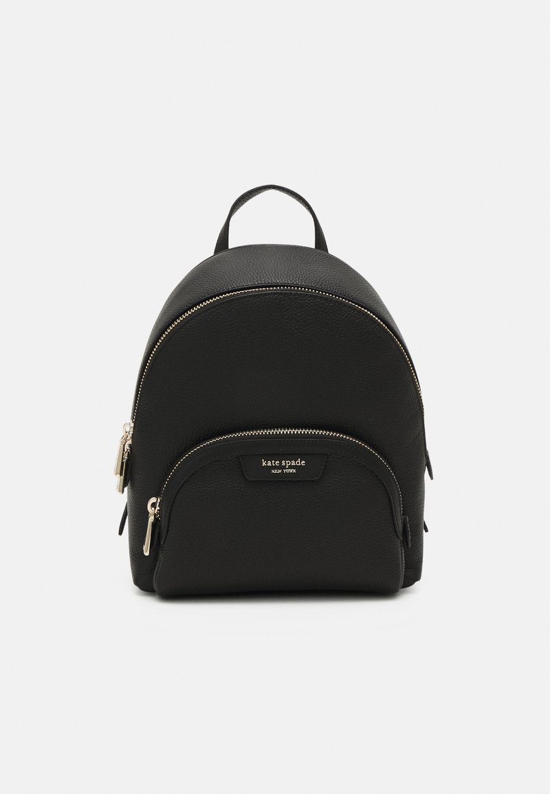 NWT New Kate Spade Black Leather Backpack BLACK Kate Spade Perry Small Black Backpack used one time | eBay main image 4