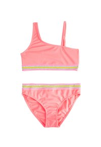 Koton SET RUFFLE DETAIL ONE SHOULDER STRAPPY - Bikini - pink