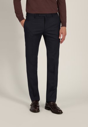 Slowear, SLIM FIT TEKNO TWILL TROUSERS - INCOTEX - Pantaloni - dark blue