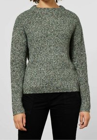 Street One Stickad tröja - dark green